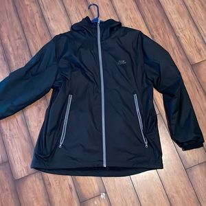 Black nike rain jacket
